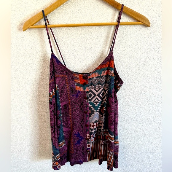 h.i.p Patterned Strappy Tank Size S - Picture 1 of 6
